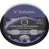 M-DISC Blu-ray Rohling 25 GB Verbatim 43825 10 St. Spindel Bedruckbar M-DISC Blu-ray Rohling 25 GB Verbatim 43825 10 St. Spindel Bedruckbar