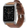 Preisvergleich Apple Nomad Leather Strap, Armband für Apple Watch 42 mm, Leder, silber-braun Preisvergleich Apple Nomad Leather Strap, Armband für Apple Watch 42 mm, Leder, silber-braun
