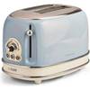Preisvergleich ARIETE Ariete Toaster Vintage, für 2 Scheiben, 815 W, blau Preisvergleich ARIETE Ariete Toaster Vintage, für 2 Scheiben, 815 W, blau