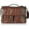Preisvergleich Smart Washed Calf Leather Briefcase w/Shoulder Strap Preisvergleich Smart Washed Calf Leather Briefcase w/Shoulder Strap