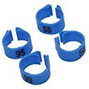Adhere To Fly 100 Pcs 1.4 CM Birds Plastic Leg Rings Clips Pigeon Identification Labels Number 1-100 (Blue) Adhere To Fly 100 Pcs 1.4 CM Birds Plastic Leg Rings Clips Pigeon Identification Labels Number 1-100 (Blue)