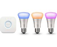 Philips Hue White And Color Ambiance LED Lamp 10W E27 3 Pack Wireless Control Philips Hue White And Color Ambiance LED Lamp 10W E27 3 Pack Wireless Control