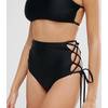 South Beach - Mix & Match - Bas de bikini taille haute avec croisillons South Beach - Mix & Match - Bas de bikini taille haute avec croisillons