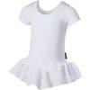 Carite Ballett-Trikot, Kurzarm, Weiß Carite Ballett-Trikot, Kurzarm, Weiß