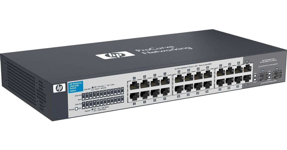 Hp 1410 24g switch j9561a настройка