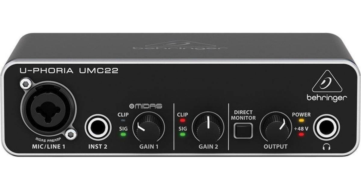 Звуковая карта behringer umc22