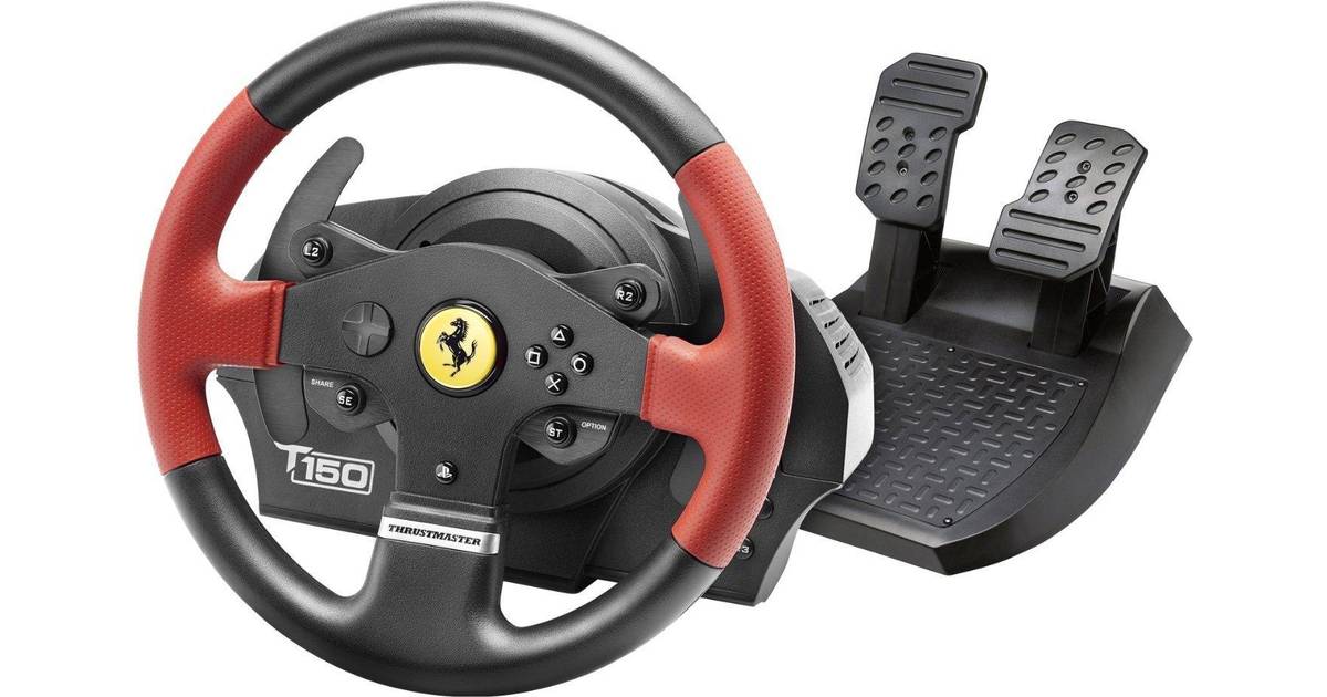 Thrustmaster T150 Ferrari Force Feedback Wheel (PS4/PS3/PC DVD ...