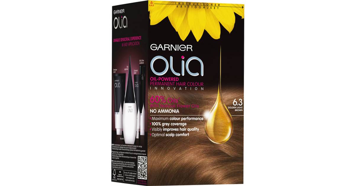 Garnier Olia Permanent Hair Colour 6 3golden Light Brown 