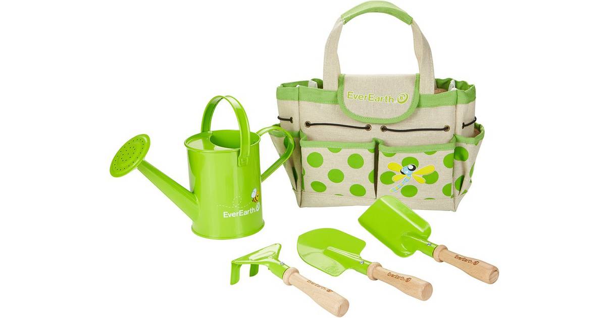 Everearth Garden Tools Set With Watering Can Carrying Bag Everearth Garden Tools Set With Watering Can Carrying Bag