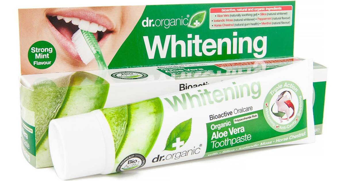 dr organic tandkräm
