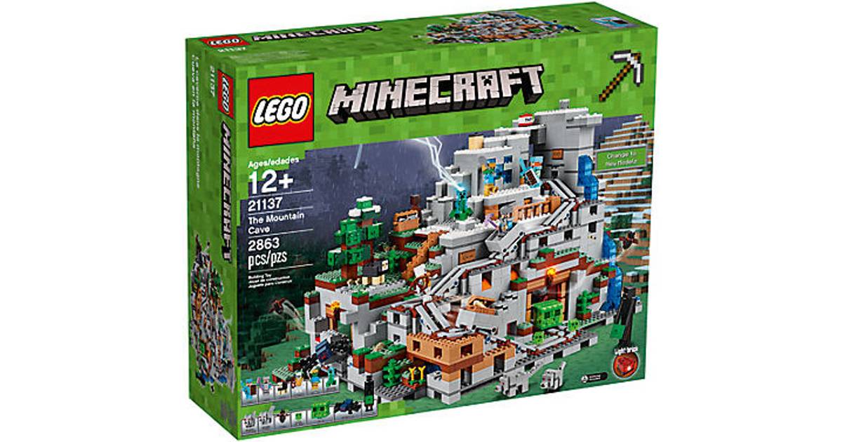 Lego Minecraft Bjerghulen 21137 - Sammenlign priser hos 
