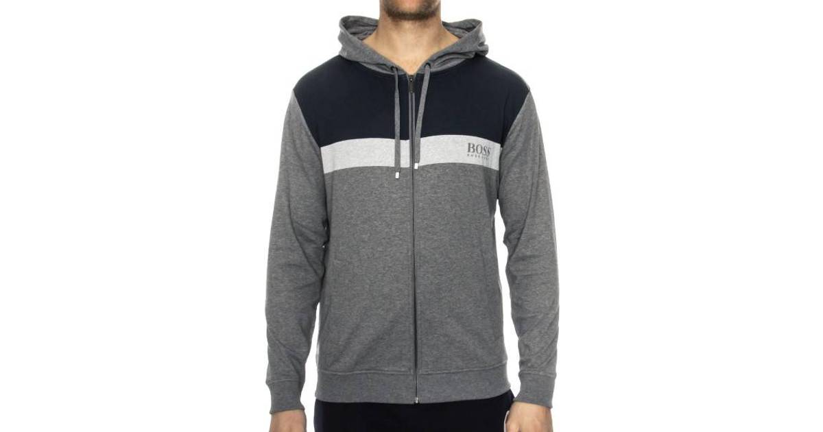 Hugo Boss Homeleisure Loungewear Hoodie Grey - Sammenlign priser hos