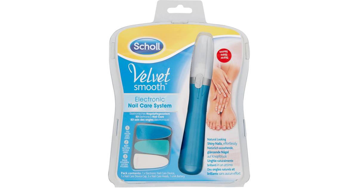 scholl velvet elektrisk nagelfil