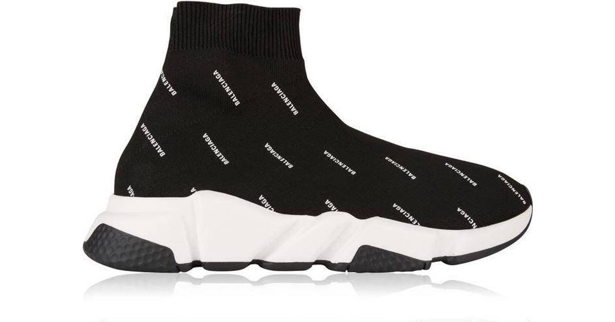 balenciaga speed trainer og black white