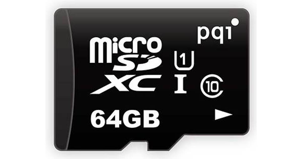 Pqi Microsdxc Class 10 Uhs I U1 90 45mb S 64gb Adapter Hitta