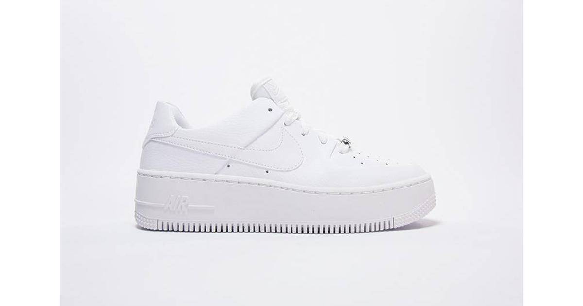 nike air force 1 sage white