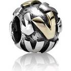 Pandora Sølv Charm m/14kt V 790298V Pandora Sølv Charm m/14kt V 790298V