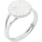 Lund Copenhagen Marguerit Ring sølv med hvid emalje, 11 mm Lund Copenhagen Marguerit Ring sølv med hvid emalje, 11 mm