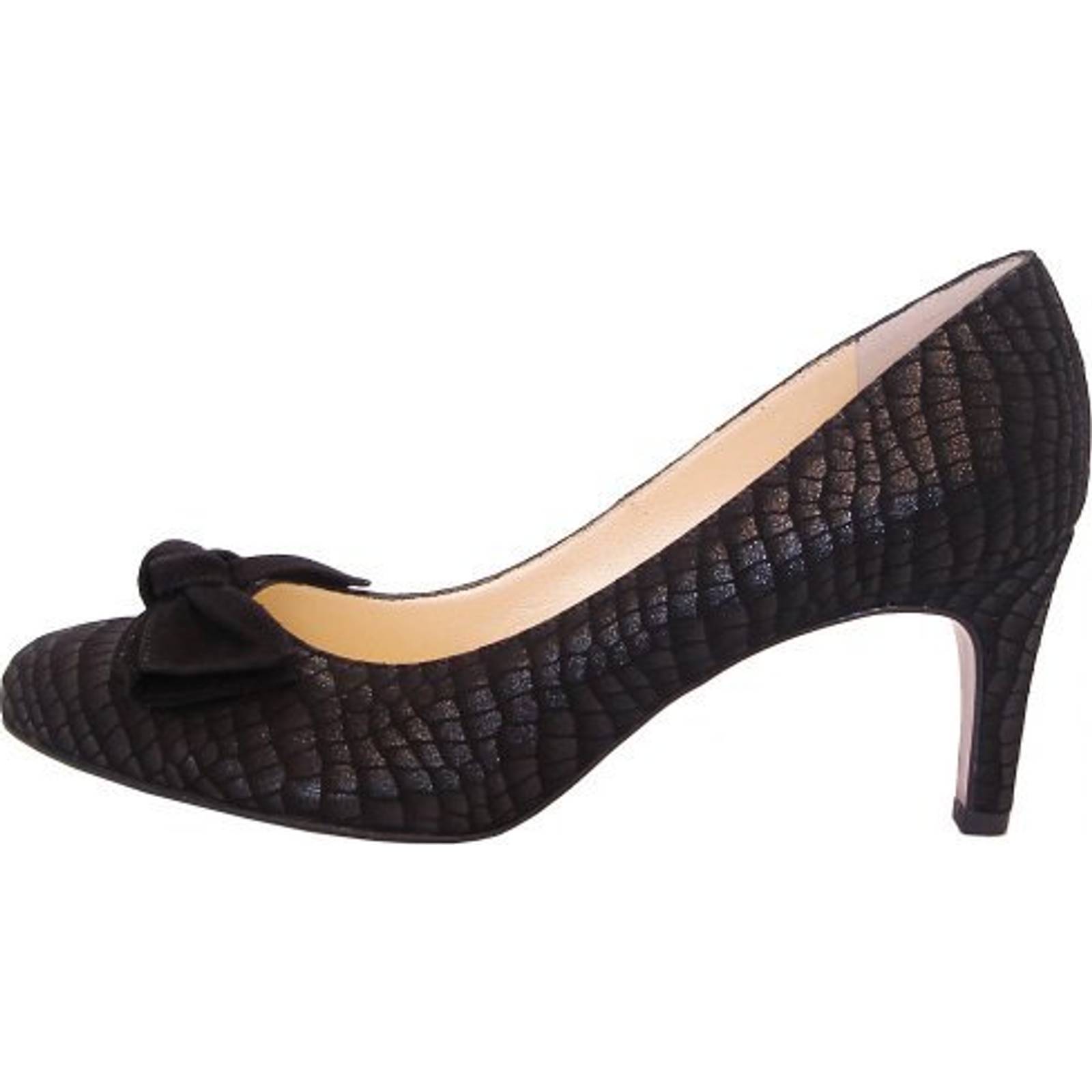 peter kaiser baska habillé cour de chaussures avec arc en daim noir taille: 2. peter kaiser de baska habillé cour de kaiser chaussures avec arc en daim noir taille: 2. b3a8b7