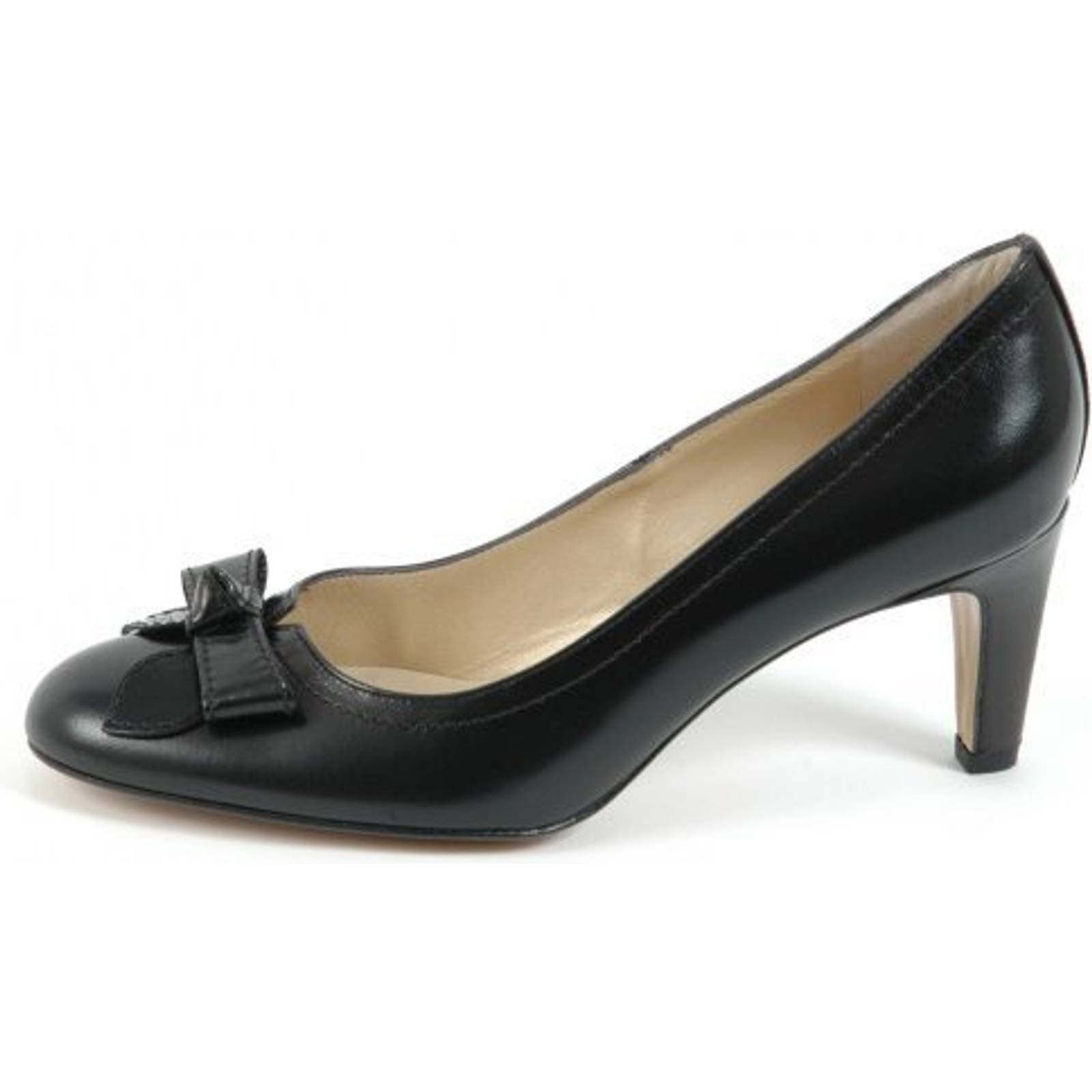 peter kaiser brooke s cour de chaussures en cuir noir taille: 5,5, col peter cour kaiser brooke s cour peter de chaussures en cuir noir taille: 5,5, col 40d112