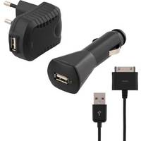 Deltaco USB Kit Bil+Vägg USB Laddare Deltaco USB Kit Bil+Vägg USB Laddare