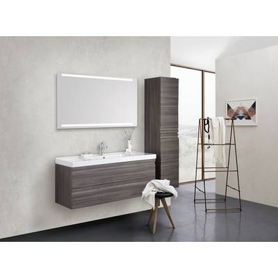Dansani badeværelsesspejl luna 1200x31mm sammenlign priser hos ... Badeværelsesspejl