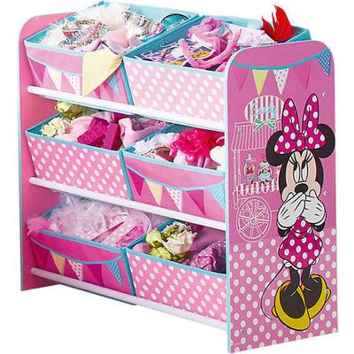 Worlds Apart Minnie Mouse 6 Bin Storage Unit By Ohome Worlds Apart Minnie Mouse 6 Bin Storage Unit By Ohome