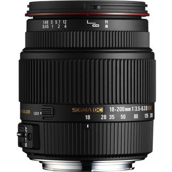 Sigma 18-200mm F3.5-6.3 II DC OS HSM for Canon EF - Hitta bästa pris