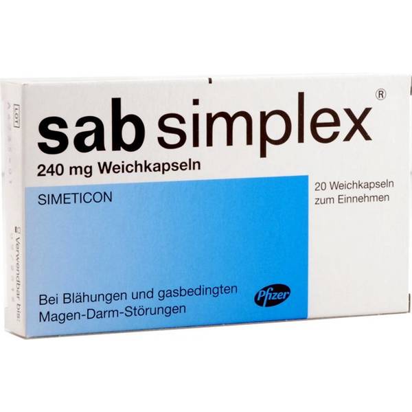 Sab Simplex 240mg 20stk Sammenlign priser hos PriceRunner