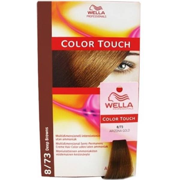 Wella Color Touch Deep Browns 8/73 Light Blonde/Browngold Hitta bästa pris, recensioner och