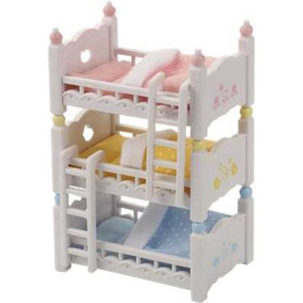 Sylvanian Families Triple Bunk Beds Compare S Runner Uk Sylvanian Families Triple Bunk Beds