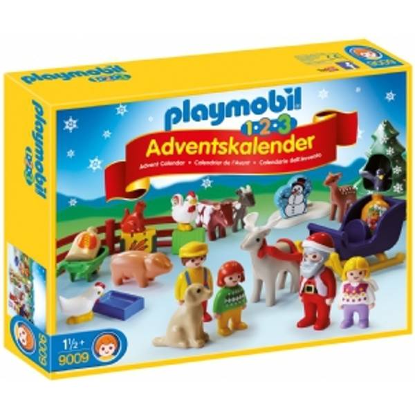 Playmobil 1.2.3 Advent Calendar Christmas on the Farm 2016 9009
