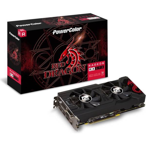 Powercolor rx 570 4gb red dragon разбор