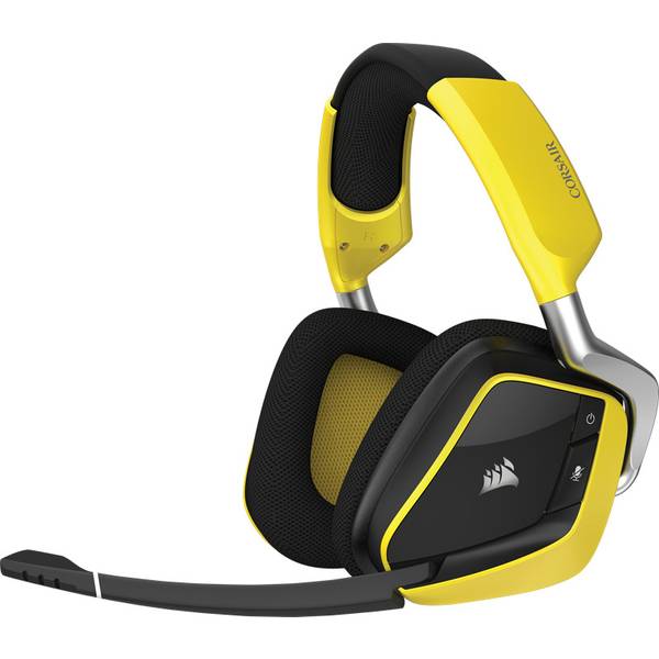 yellow corsair headset