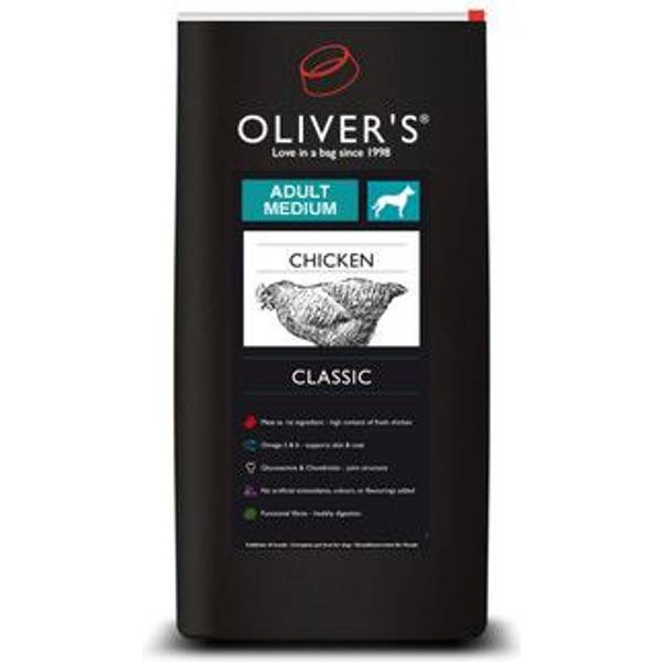 Olivers Classic Chicken Adult Dog Food 8kg - Sammenlign priser hos PriceRunner