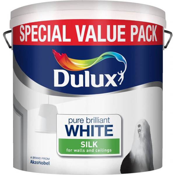 Dulux Silk Wall Paint Ceiling Paint White 6l