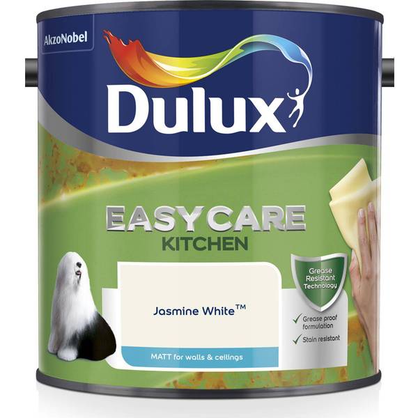 Dulux Easycare Kitchen Matt Wall Paint Ceiling Paint White 2 5l