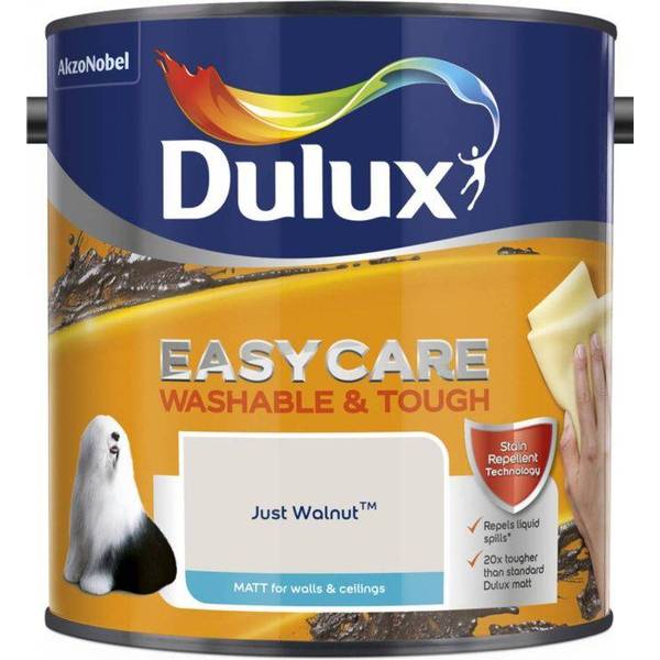 Dulux Easycare Wall Paint Ceiling Paint Brown 2 5l