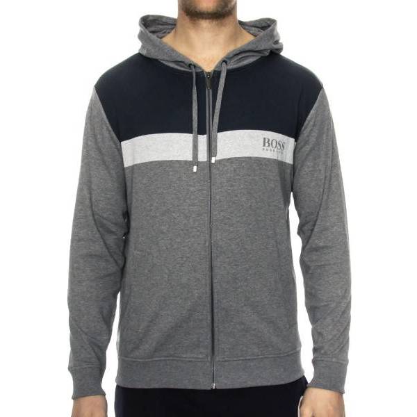 Hugo Boss Homeleisure Loungewear Hoodie Grey - Hitta bästa pris