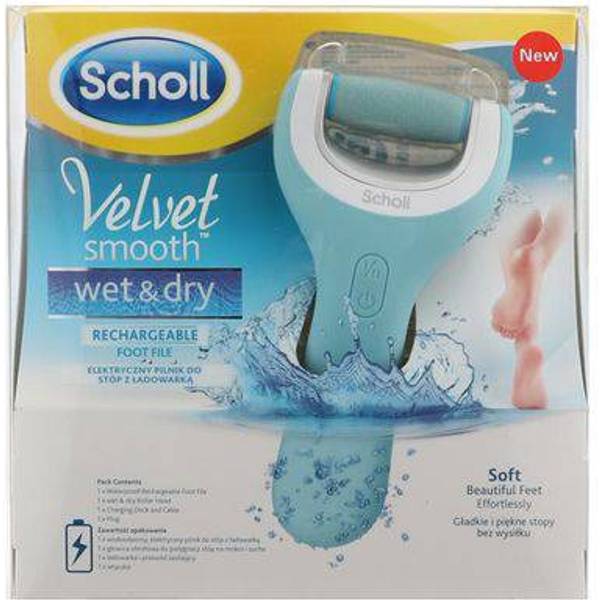 Scholl Velvet Smooth Wet & Dry Rechargeable Foot File Hitta bästa