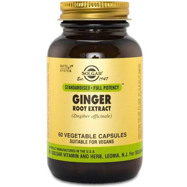 Solgar Ginger Root Extract 60 st Hitta bästa pris, recensioner och