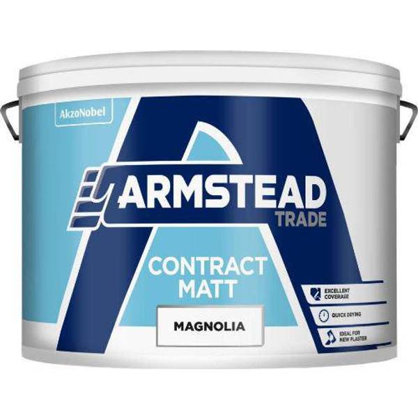 Armstead Trade Contract Matt Wall Paint Ceiling Paint Beige 10l