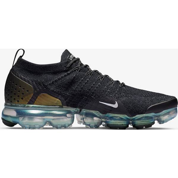 Nike Air VaporMax Flyknit 2 - Black/Metallic Silver/Multi-Colour - Sammenlign priser hos PriceRunner