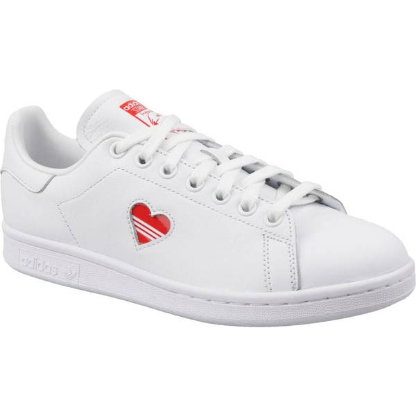 stan smith cloud white lush red