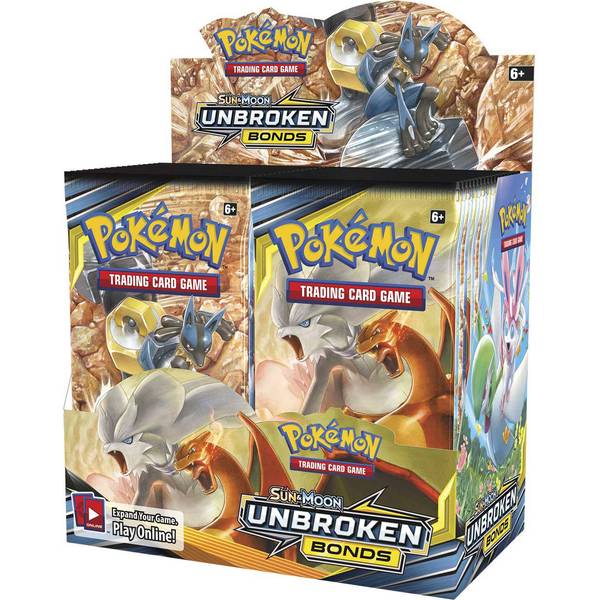 Pokémon Sun & Moon Unbroken Bonds Booster Display Box - Sammenlign priser hos PriceRunner Pokémon Sun & Moon Unbroken Bonds Booster Display Box - Sammenlign priser hos PriceRunner